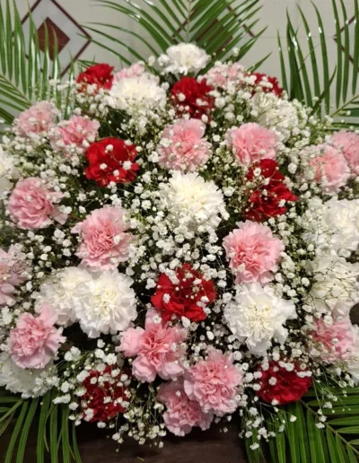 kytice velká karafiáty mix